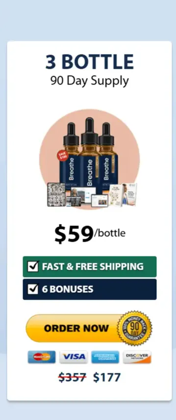 LungReset™  - Breathe  - 3 bottle