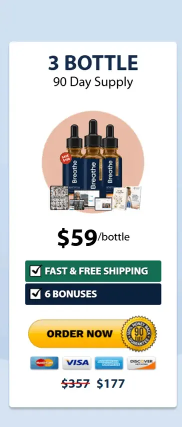 LungReset™  - Breathe  - 3 bottle